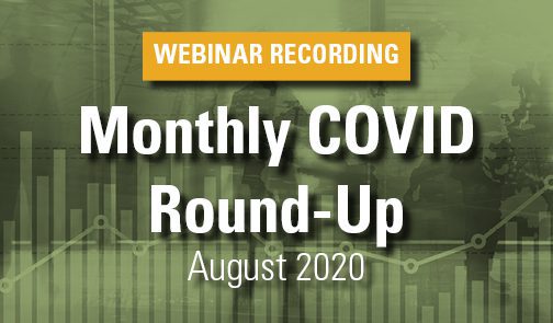 2020.08.20 COVID Round Up 2 Thumbnail Webinar Recording