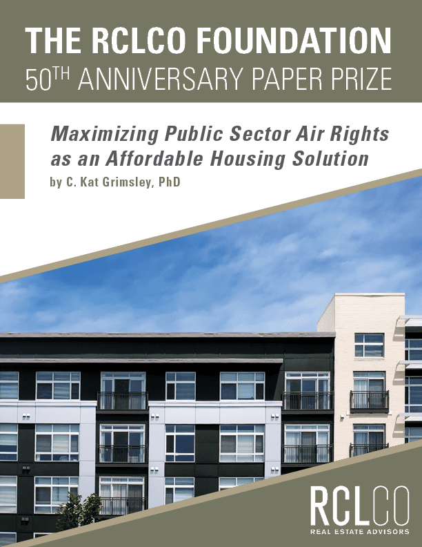 Advisory-Foundation-Paper-Prize-Winner-Cover 2021 RCLCO Foundation Paper Prize Winner Cover Page