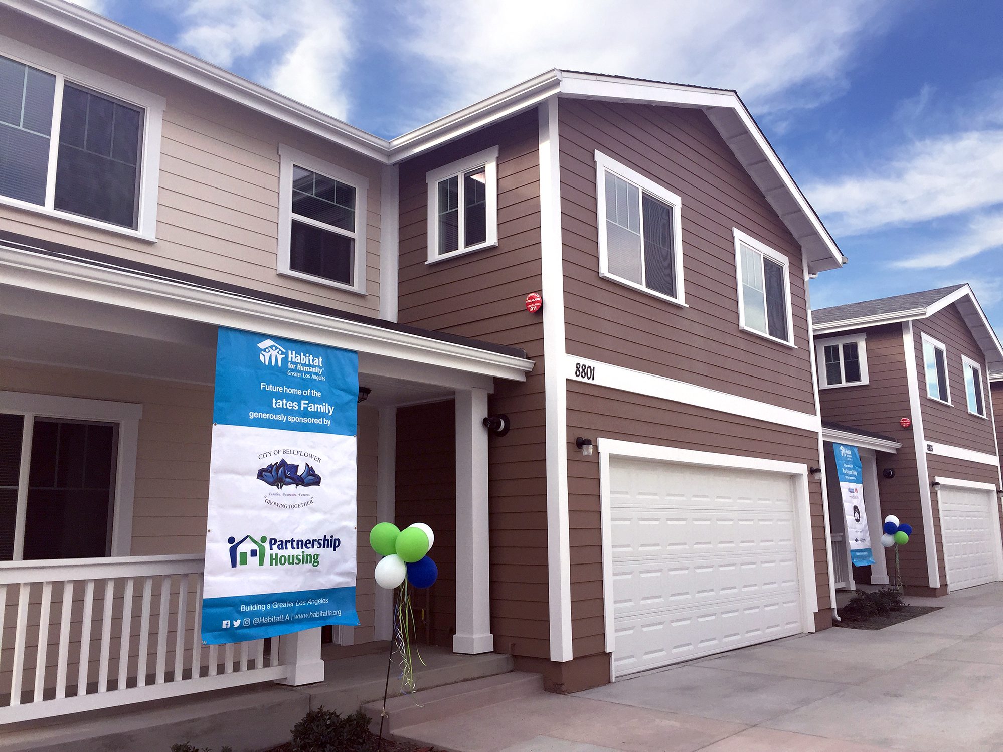 2017.12.01 LA Habitat for Humanity Completion Day for Website Photo of completed Habitat for Humanity House