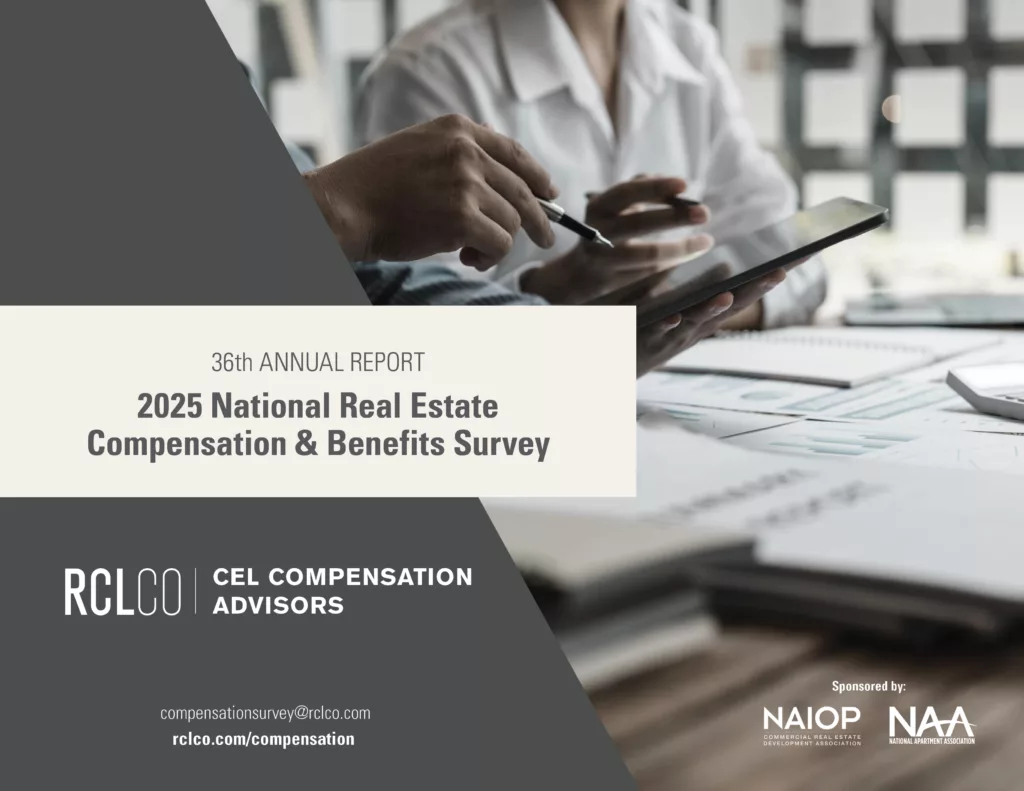 2025 RCLCO | CEL Compensation Survey Cover