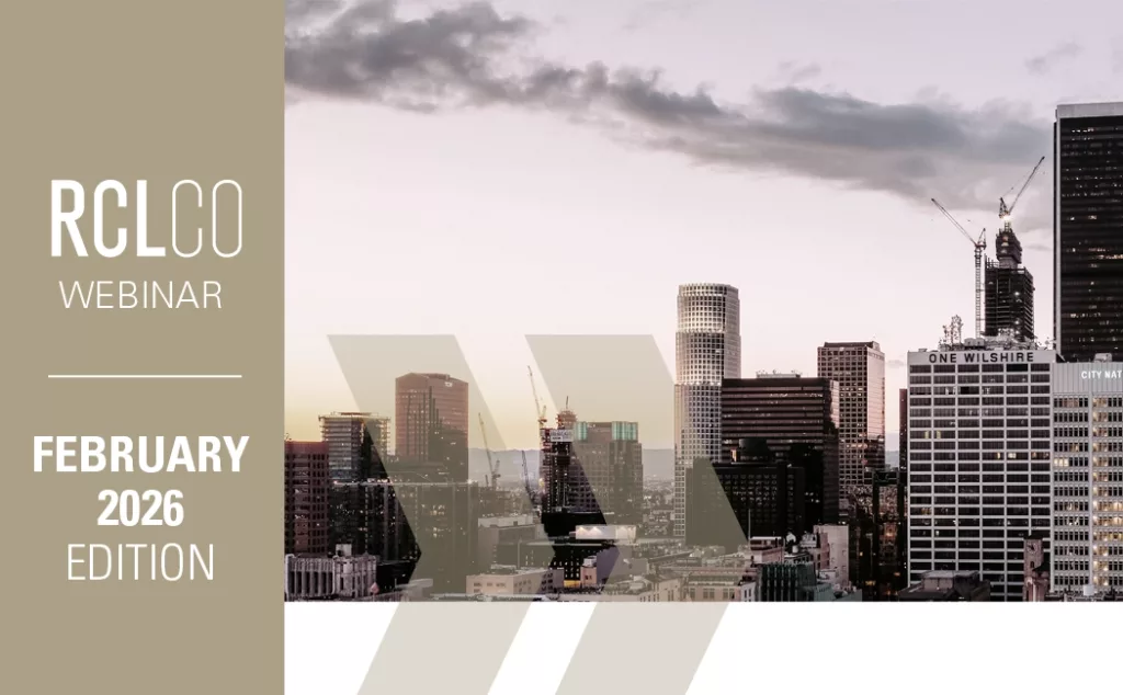 Webinars & Slides - RCLCO Real Estate Consulting